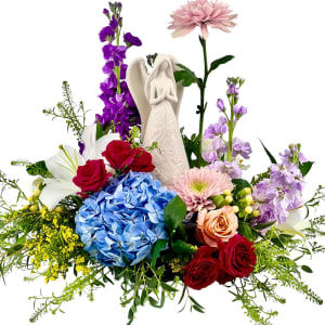 Praying Angel Flower Arrangement Praying Angel Flower Bouquet