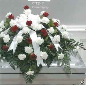 Casket Spray Flower Bouquet