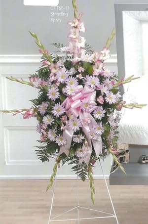 Standing Spray Flower Bouquet