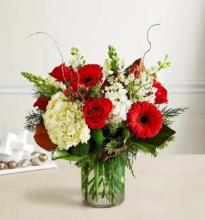 Abundant Christmas Blessings Flower Bouquet