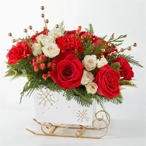 Gone Sledding Bouquet 2024 Flower Bouquet