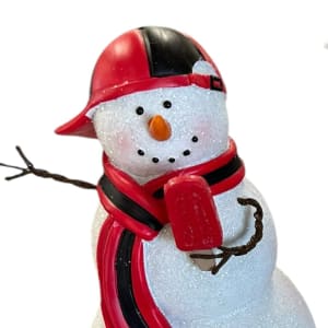 Snowman Figurines Flower Bouquet