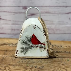 Cardinal Christmas Bells Flower Bouquet