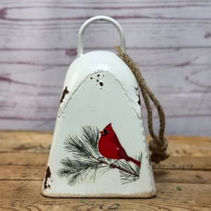 Cardinal Christmas Bells Flower Bouquet