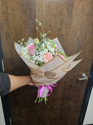 Pastel Dream Wrapped Bouquet Flower Bouquet