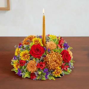 Brilliant Autumn Centerpiece Flower Bouquet