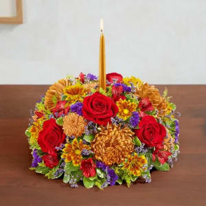 Brilliant Autumn Centerpiece Flower Bouquet
