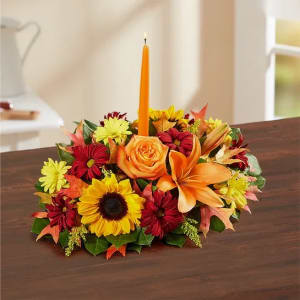 Field of Europe for Fall Centerpiece Flower Bouquet