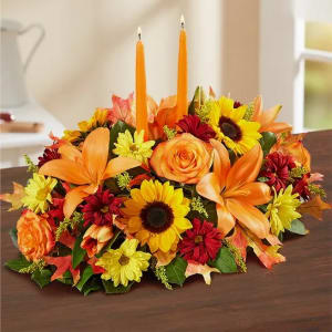 Field of Europe for Fall Centerpiece Flower Bouquet