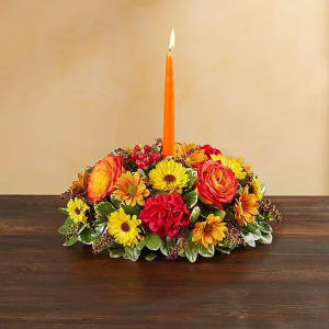 Autumn Wishes Centerpiece Flower Bouquet