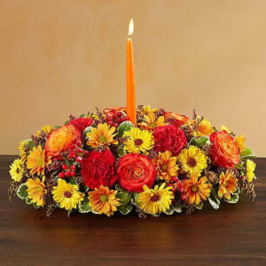 Autumn Wishes Centerpiece Flower Bouquet