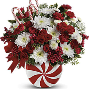 Peppermint Swirl Flower Bouquet