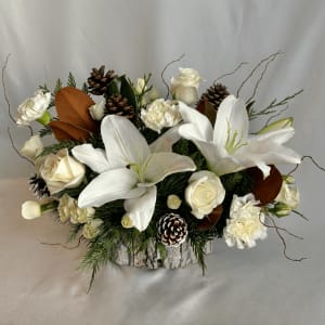 Snowy Woods Flower Bouquet