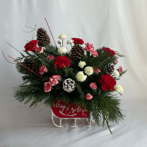 Sleigh Rides Flower Bouquet