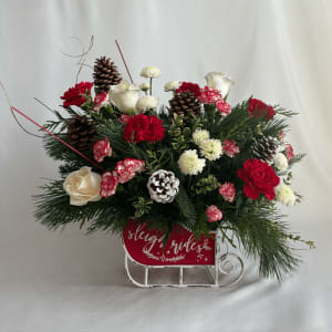 Sleigh Rides Flower Bouquet