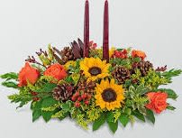 Thanksgiving Centerpiece Flower Bouquet