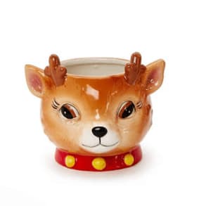 Reindeer Holiday Container Flower Bouquet