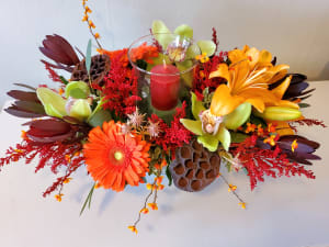 Harvest Hurricane Flower Bouquet