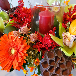 Harvest Hurricane Flower Bouquet