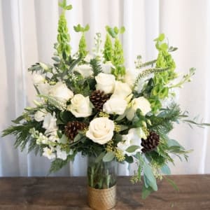 Snow-Capped Elegance Flower Bouquet