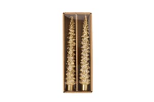 Taper Candle Set Flower Bouquet
