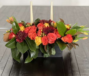 Brighten Thanksgiving Flower Bouquet