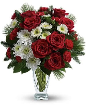 Teleflora's Winter Kisses Flower Arrangement Teleflora's Winter Kisses Flower Bouquet