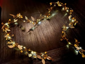 Leaf Beaded Garland Flower Bouquet