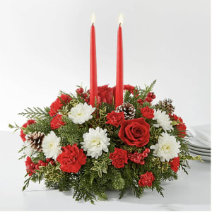 Holiday Soiree Centerpiece Flower Bouquet
