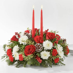 Holiday Soiree Centerpiece Flower Bouquet