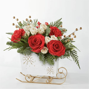 Gone Sledding Flower Bouquet