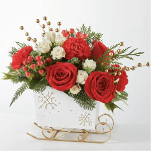 Gone Sledding Flower Bouquet