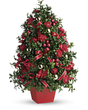 Deck The Halls Tree EBF-629 Flower Bouquet