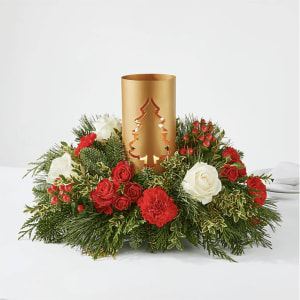 December Dreams Centerpiece Flower Bouquet