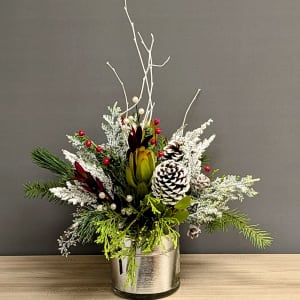 Natures Christmas Flower Bouquet
