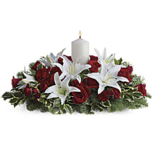 Luminous Lilies Centerpiece Flower Bouquet