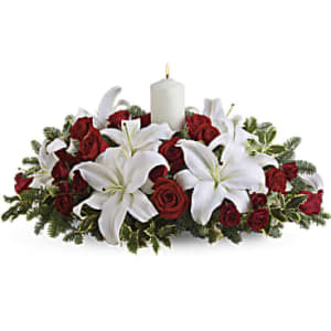 Luminous Lilies Centerpiece Flower Bouquet