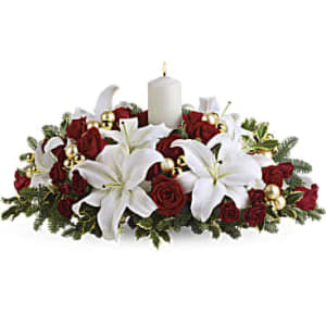 Luminous Lilies Centerpiece Flower Bouquet