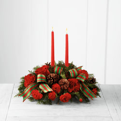 Holiday Classic Centerpiece Flower Bouquet