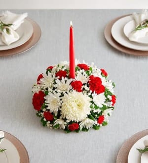 Deck The Halls™ Centerpiece Flower Bouquet