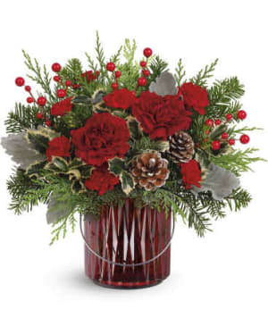 Teleflora's Merry Glow Bouquet Flower Bouquet
