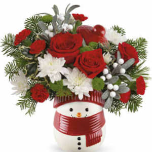 Teleflora's Frosty Wishes Bouquet Flower Bouquet