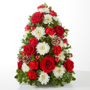 Let It Snow Tree Flower Arrangement Let It Snow Tree Flower Bouquet