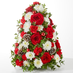 Let It Snow Tree Flower Arrangement Let It Snow Tree Flower Bouquet