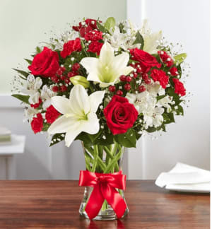 Fields of Europe Christmas Flower Bouquet