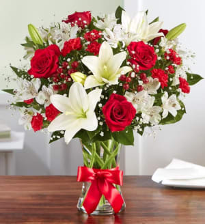 Fields of Europe Christmas Flower Bouquet