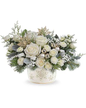 Teleflora's Starry Snowflakes Bouquet Flower Bouquet