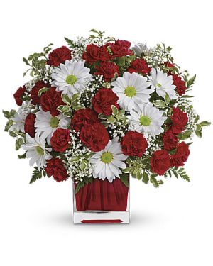 Red And White Delight by Teleflora Flower Bouquet