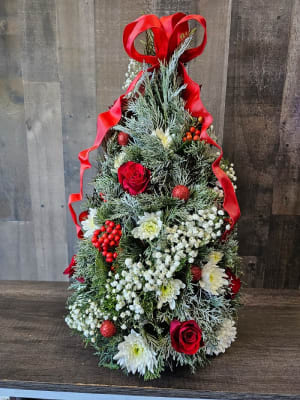 Santa's Favorite Tree Arrangement Flower Bouquet