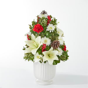 Festive Moments Tree Flower Arrangement Festive Moments Tree Flower Bouquet